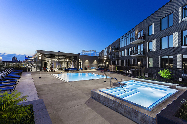Hot Tub -Pool at Residences at Addison Clark Apartments, Illinois, 60613